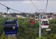 Teleférico de Santo Domingo anuncia parada temporal por trabajos de mantenimiento