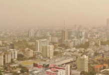 La presencia de polvo sahariano dominará el ambiente este martes