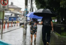 Persisten chubascos y tormentas eléctricas en varias regiones del país