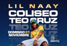 Lil Naay promete una noche de música y energía en el Coliseo Teo Cruz