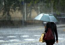 Lluvias aumentarán esta tarde por incidencia de vaguada sobre República Dominicana