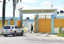 Lanzan paquetes con drogas, celulares y armas blancas desde el exterior hacia la cárcel de Najayo
