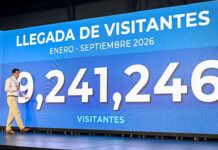 República Dominicana supera los 9.2 millones de visitantes en los primeros nueve meses de 2026