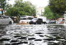 Vaguada mantiene bajo alerta amarilla al Gran Santo Domingo y otras nueve demarcaciones