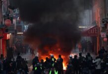 Nuevos enfrentamientos y saqueos sacuden los alrededores de la Plaza de la República en París